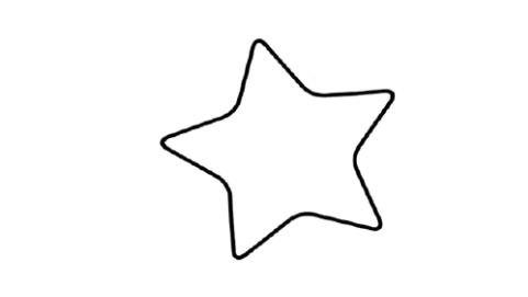 五角星的画法 简易五角星的画法