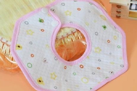 一岁宝宝围嘴的织法教程(4种做法步骤)