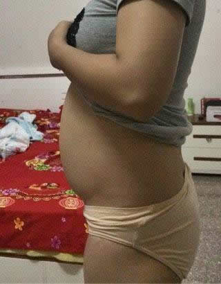 怀孕5个月不显怀的原因(孕肚图片一览)