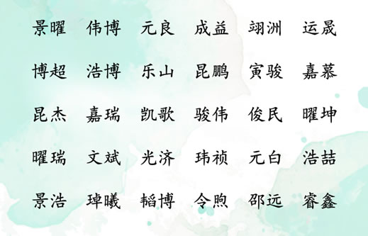 2022王姓好听稀少的女孩名字