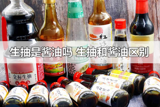 生抽是酱油吗(生抽和酱油区别)