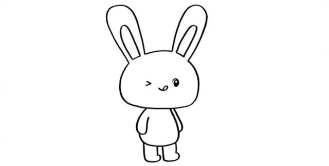 小兔子简笔画怎么画简单又可爱,赶快学起来吧