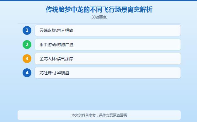 怀孕期间梦到龙是什么意思？民间说法+科学解析一次说清