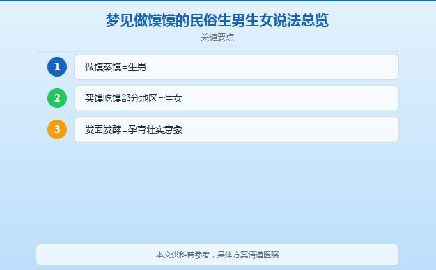 梦见做馍馍生男生女？民俗说法的由来与科学真相一次讲清