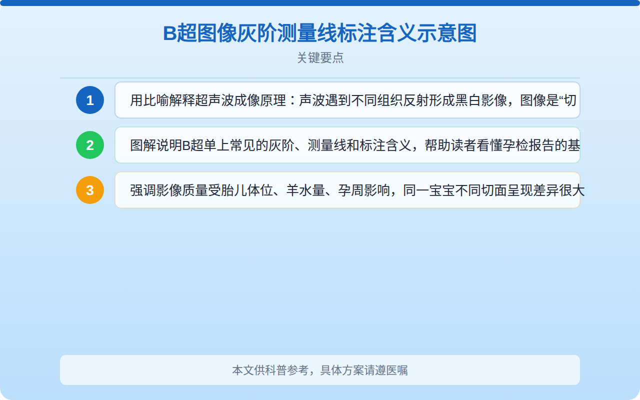 B超看性别图解图详解：影像原理、常见误区与孕检正确认知