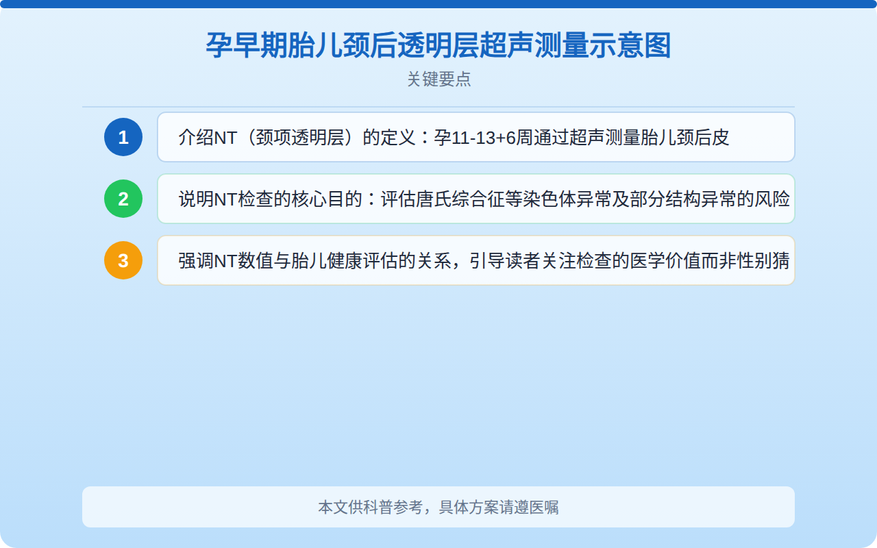 NT男女图对照表靠谱吗？科学解读NT检查与胎儿性别关系