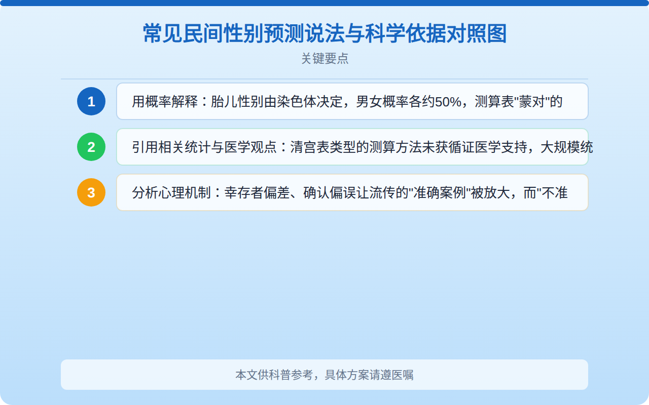 2026怀孕男女测算表怎么看?清宫表原理与科学解读一次讲清