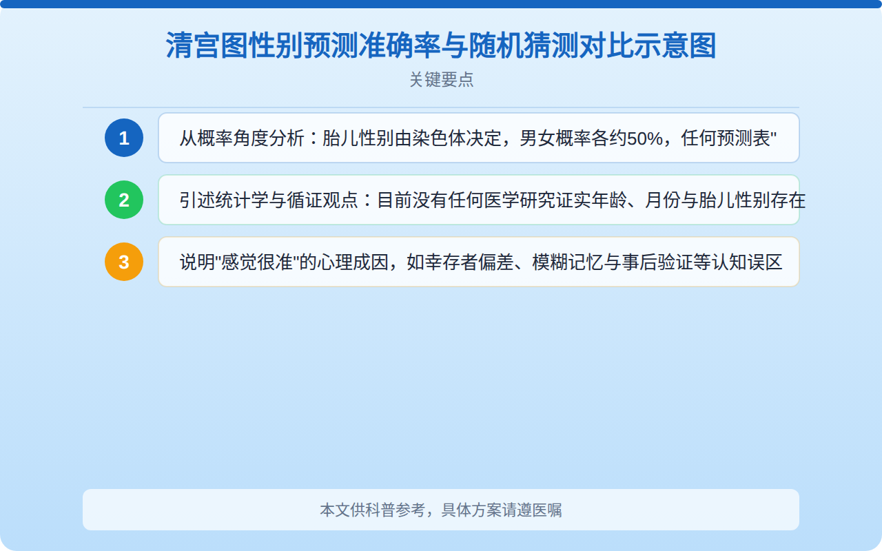 2027年清宫图准吗？从科学角度解读生男生女预测表的可信度