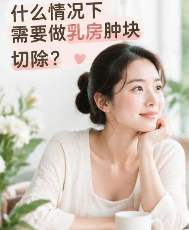 体检发现乳房肿块，先别慌！这几种情况才需要手术切除