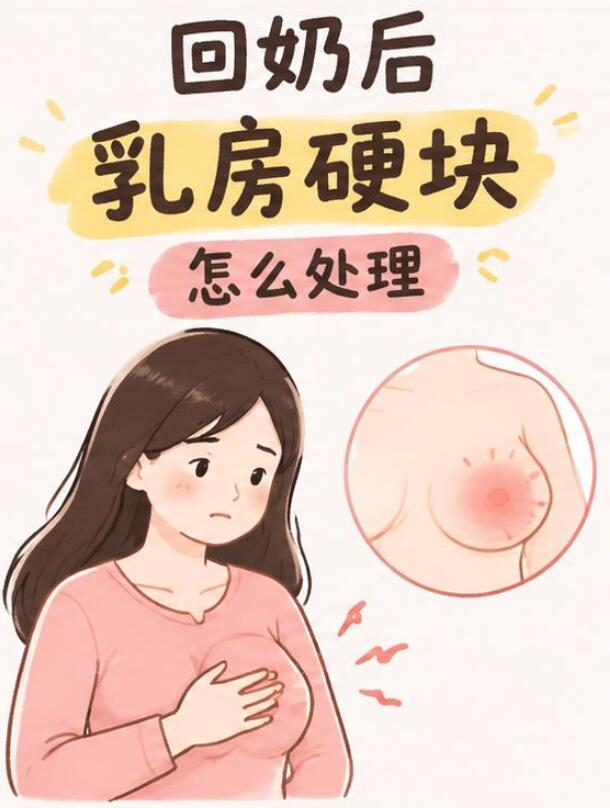 回奶后乳房硬块别硬扛！医生教你科学处理