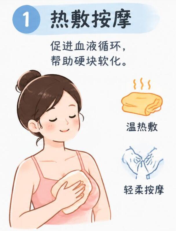 回奶后乳房硬块别硬扛！医生教你科学处理