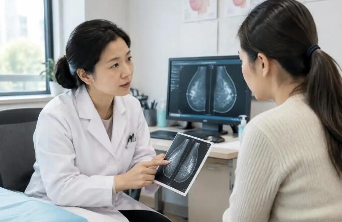 乳房胀痛有硬块，别等加重才就医！先看这3个信号：挂什么科、何时检查，一