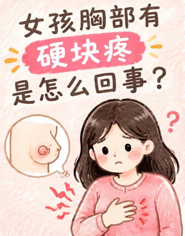 女孩胸部有硬块疼是怎么回事？别慌，先分清这几种情况