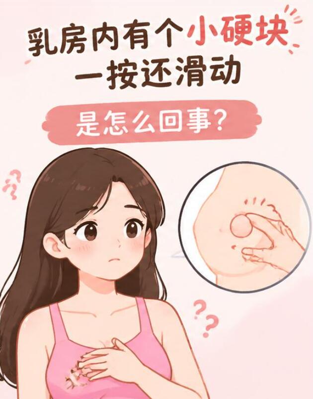 乳房内有个小硬块一按还滑动是怎么回事？医生告诉你真相