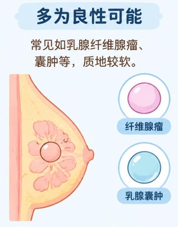 乳房内有个小硬块一按还滑动是怎么回事？医生告诉你真相
