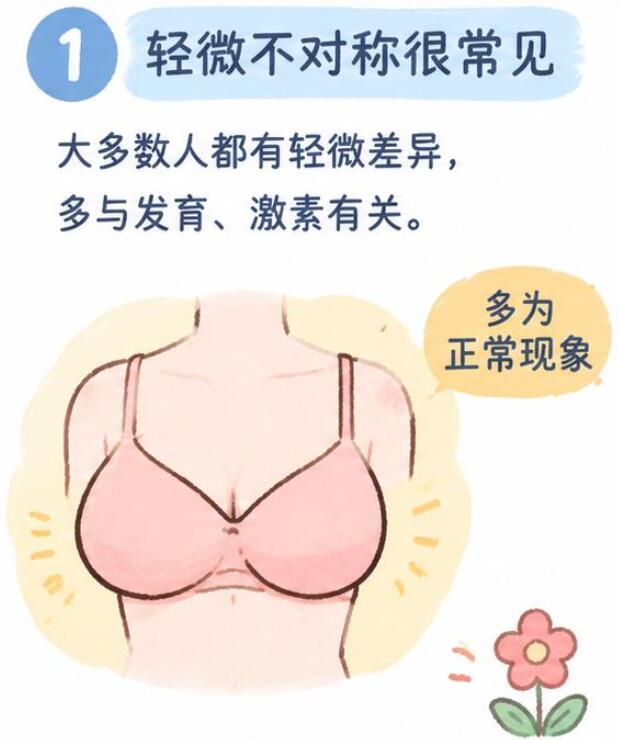 乳房一边大一边小正常吗？医生来给你讲明白
