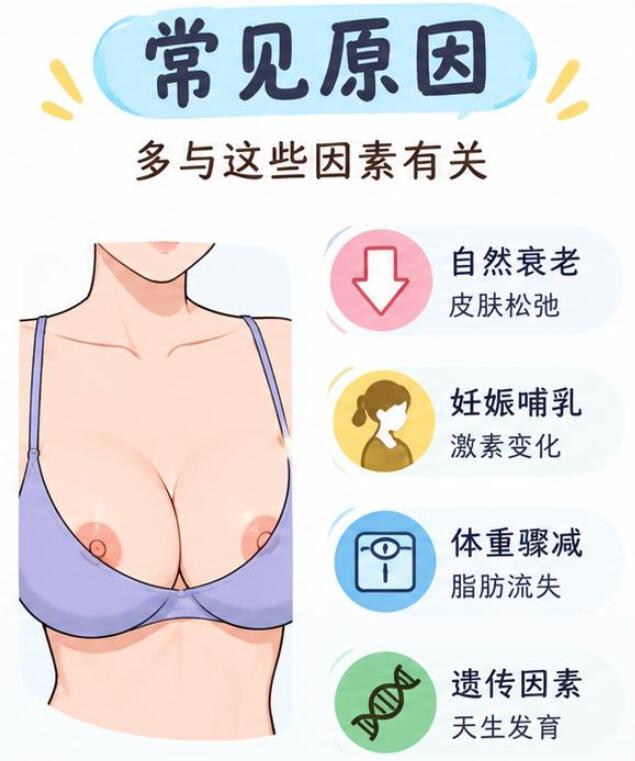 女性乳头下垂是怎么回事？别慌！医生来给你讲清楚～