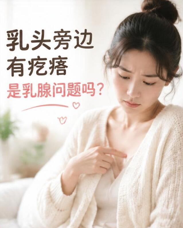 乳头旁边有疙瘩是乳腺问题吗？先别自己吓自己！