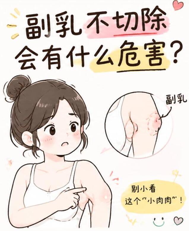 副乳不切除，身体会悄悄发生什么？