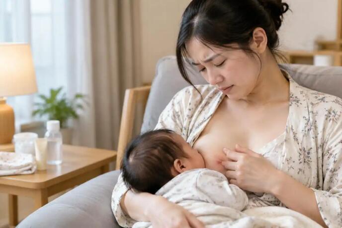 哺乳期乳头刺疼别硬扛！是宝宝吸吮不当还是乳腺出了问题？看4个区别，别拖
