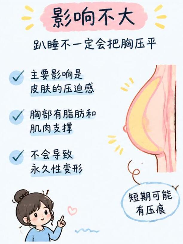 女性趴着睡觉会不会把胸压平？医生告诉你真相