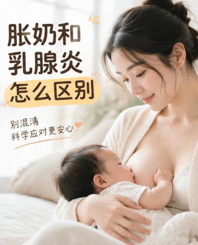 胀奶和乳腺炎怎么区别？一篇讲清楚