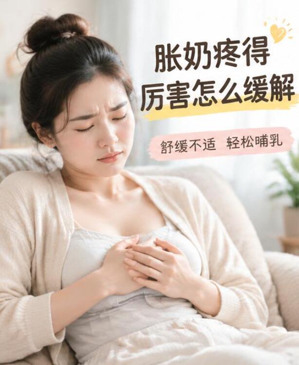 胀奶疼得厉害怎么缓解？三步科学缓解法请收好