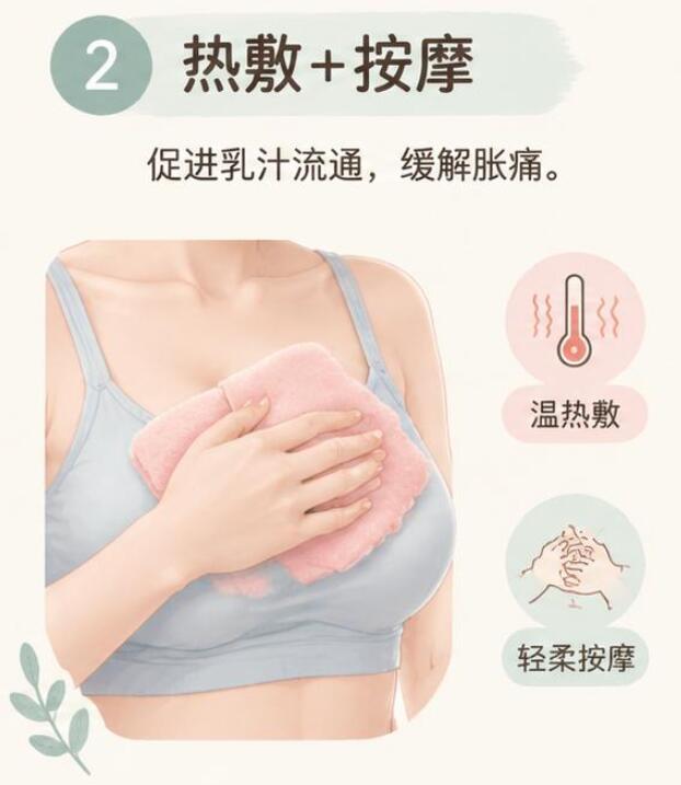 胀奶疼得厉害怎么缓解？三步科学缓解法请收好