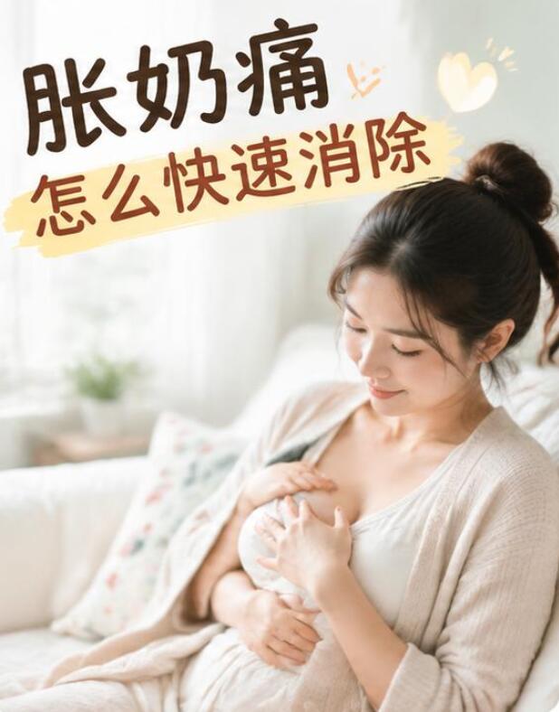 胀奶痛怎么快速消除？三步快速缓解法请收好