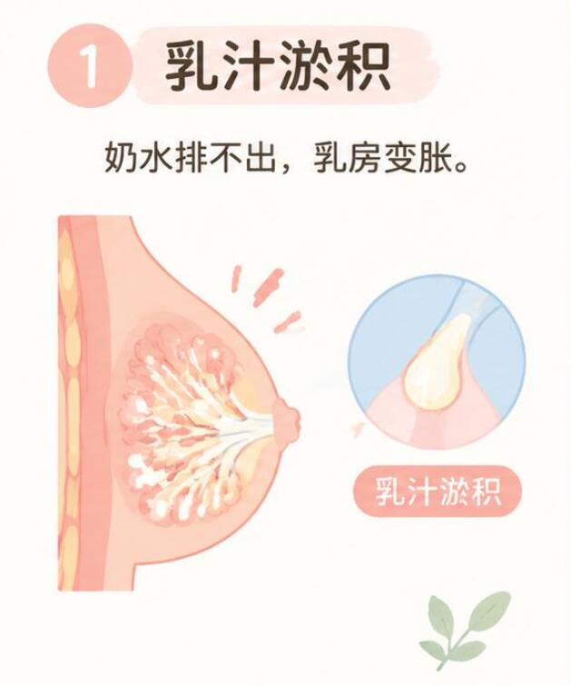 胀奶痛是什么原因引起的？