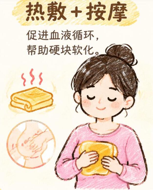 戒奶十天了还有硬块怎么办？