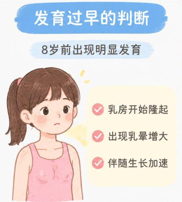 乳房发育过早或过晚怎么判断？一图教你判断