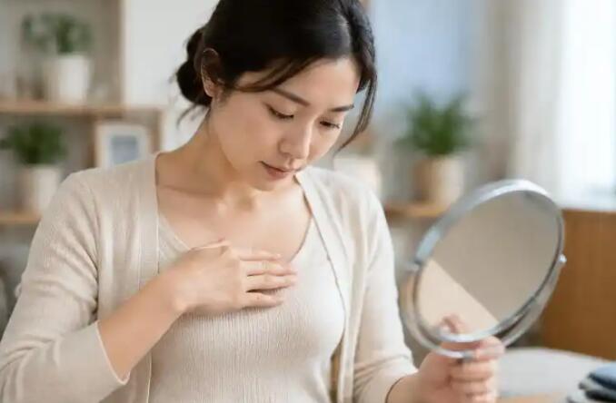 乳房皮肤毛孔明显正常吗？多数不代表异常，伴随这些变化要警惕