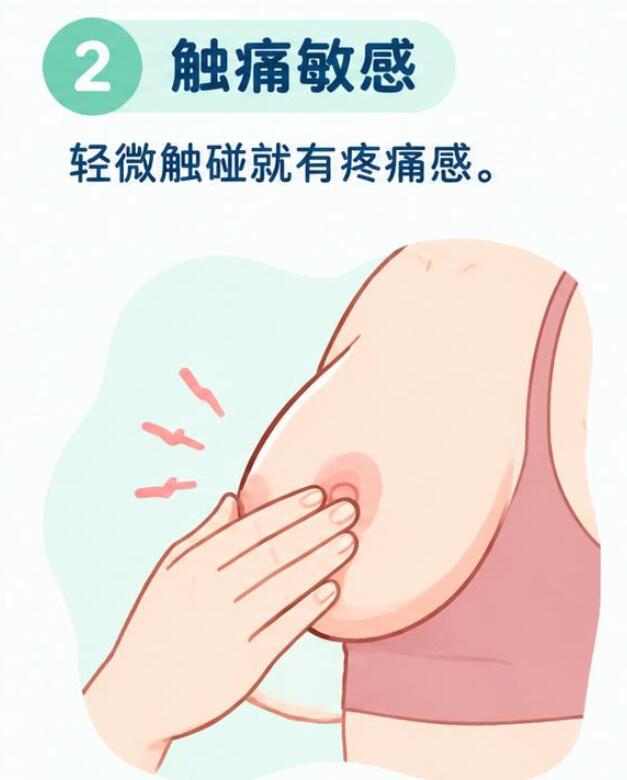 乳房胀痛早期有什么症状？很多人误以为是“正常现象”而忽略